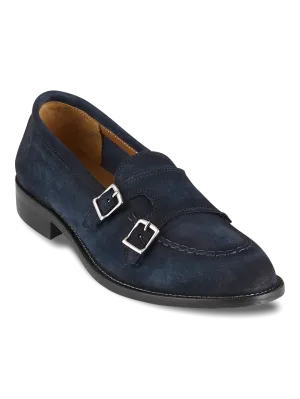 Randolph Monk Strap Loafer - Navy