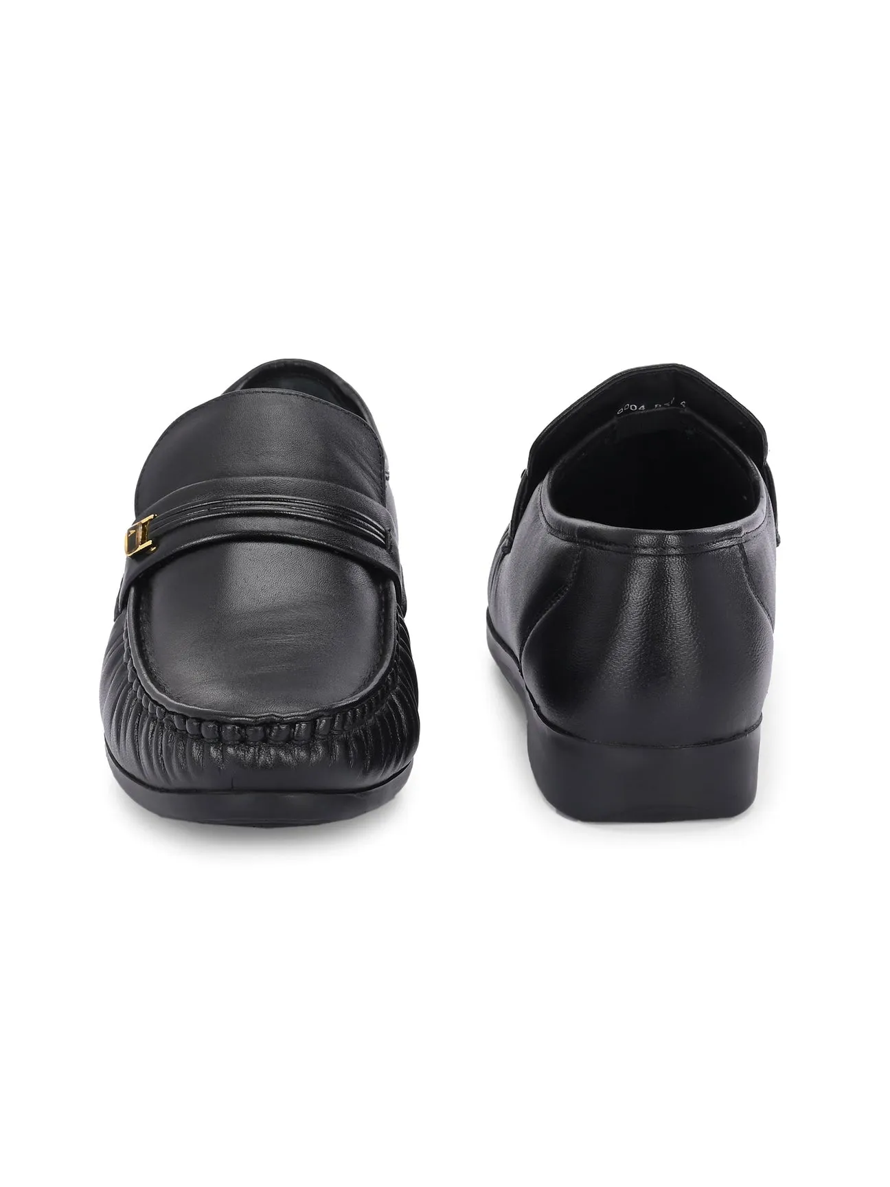 Richard Black Leather Formal Cushion Loafers