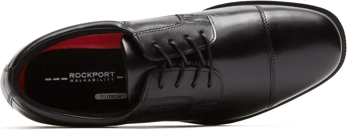 Rockport Men's Essential Details Waterproof Cap-Toe Oxford