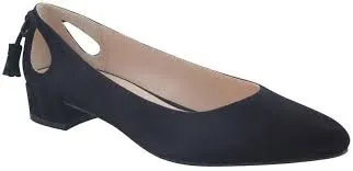 SACHA LONDON CAPRI BLACK SUEDE