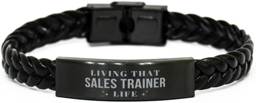 Sales Trainer Braided Bracelet Sales Trainer Student Graduation, Living That Sales Trainer Life Funny, Sarcasm Gifts for Coworkers, Friend Sales Trainer Birthday Idea