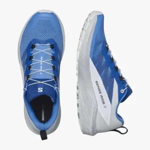 Salomon Mens Sense Ride 5 Trainer Ibiza Blue Lapis Blue White