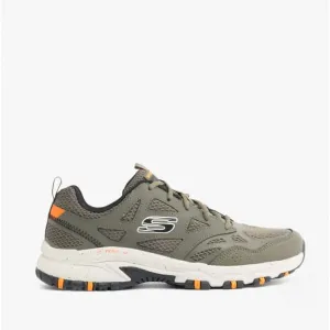 Skechers 237265/OLV HILLCREST Mens Leather Overlay Trainers Olive