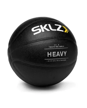 SKLZ Weighted Training Basketball, 29.5" - 3-lb Heavy Training Ball - Black, Quality Faux Leather Construction - Durable & Wear-and-Tear Resistant Dribbling Trainer for Indoor or Outdoor Use