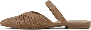Soda Eladio ~ Women Pointed Toe Geometric Cut Slip-On Pumps