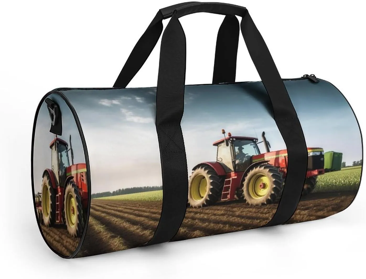 Sports Gym Bag for Women Men Travel Duffel Bag Tote Weekender Bag Tractor Farm Carry on Overnight Bag for Travel Swimming Fitness Workout Sports Duffle Bag