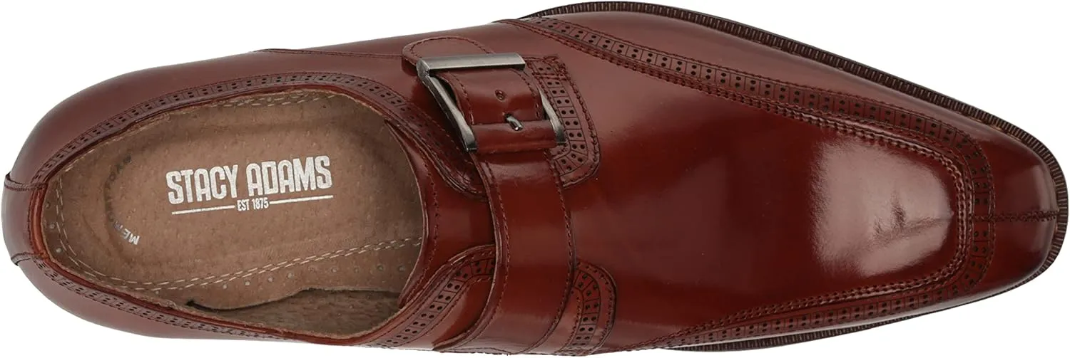 STACY ADAMS Men's Garven Monk-Strap Loafer