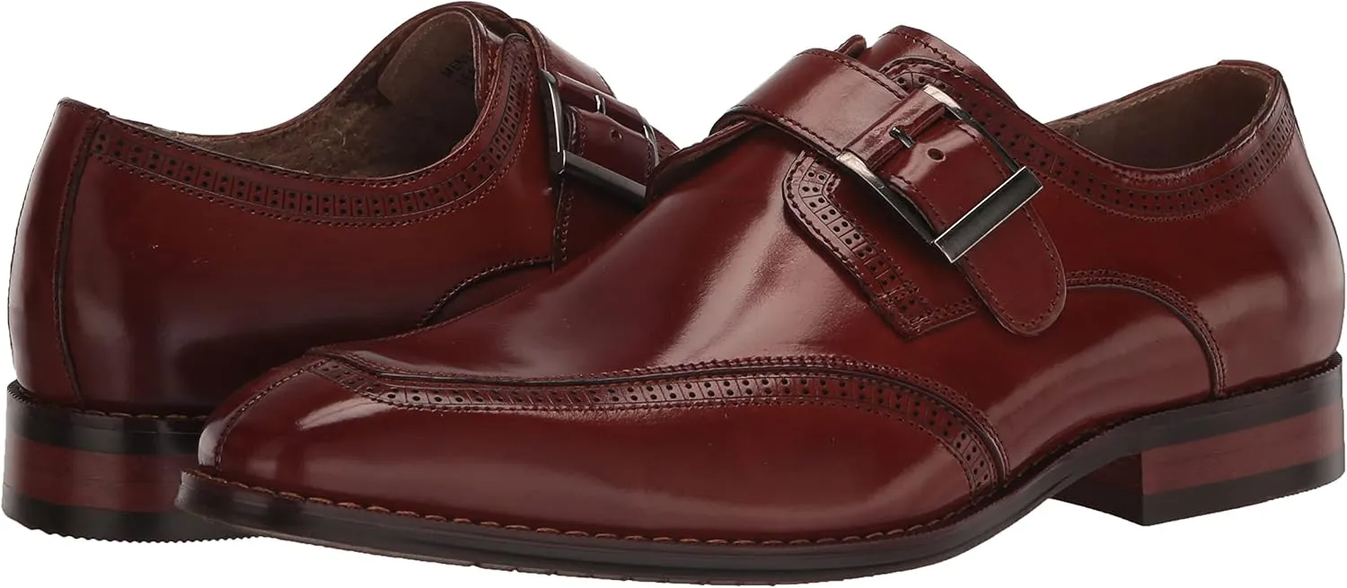 STACY ADAMS Men's Garven Monk-Strap Loafer