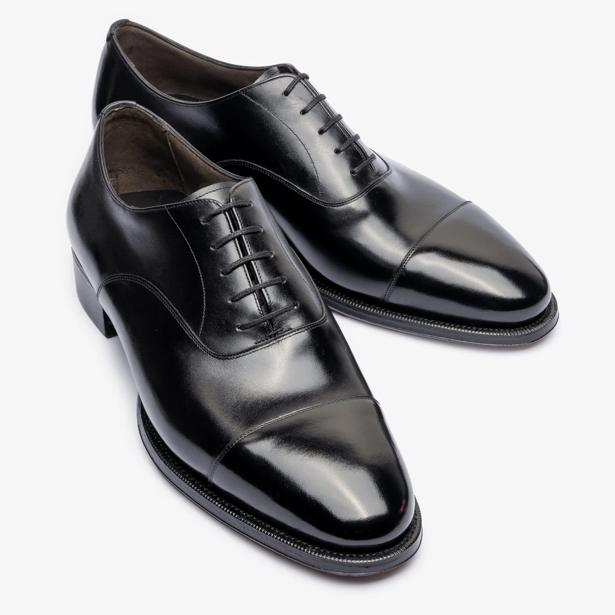 Straight Tip Oxford - Black - Chip Last - Founders 25