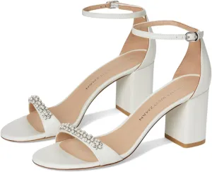 Stuart Weitzman Women's Nudist Poppy Block 75 Pump