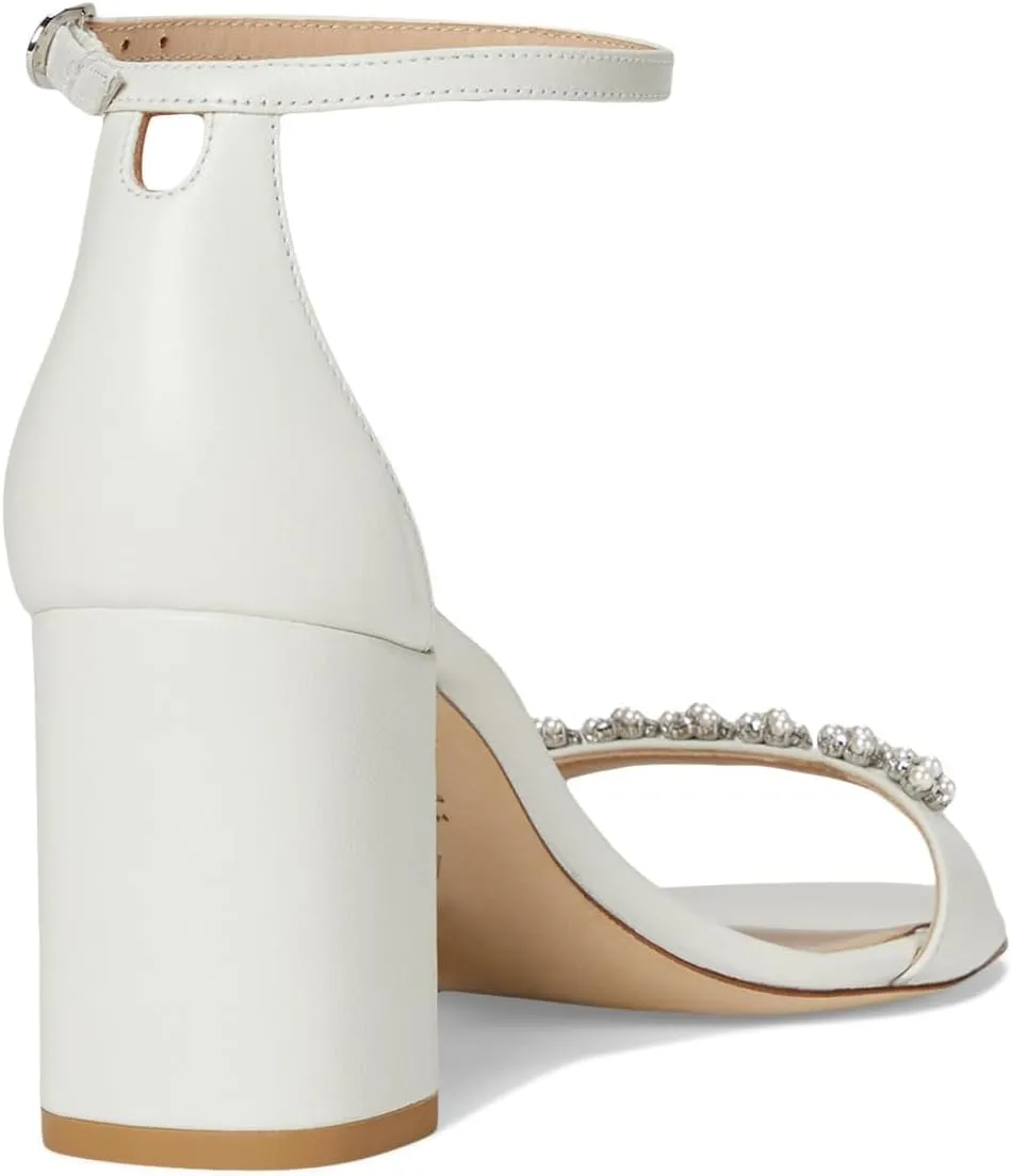 Stuart Weitzman Women's Nudist Poppy Block 75 Pump