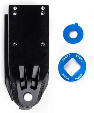 Surf and Rail Adapter FIN System for 3 Surfskate Trucks Modes - Surf Skate Truck Fits Any Board - Longboard Skateboard Accessories, Surf Skateboard Trucks, Surfskate Skateboard