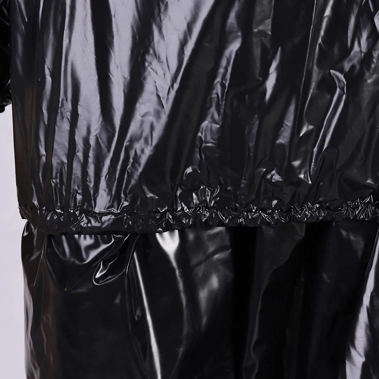 Sweat Sauna Suit Fitness Full Body Sauna Suit PVC Workout Suit Exercise Fitness Workout Tear Resistant Sauna Suits