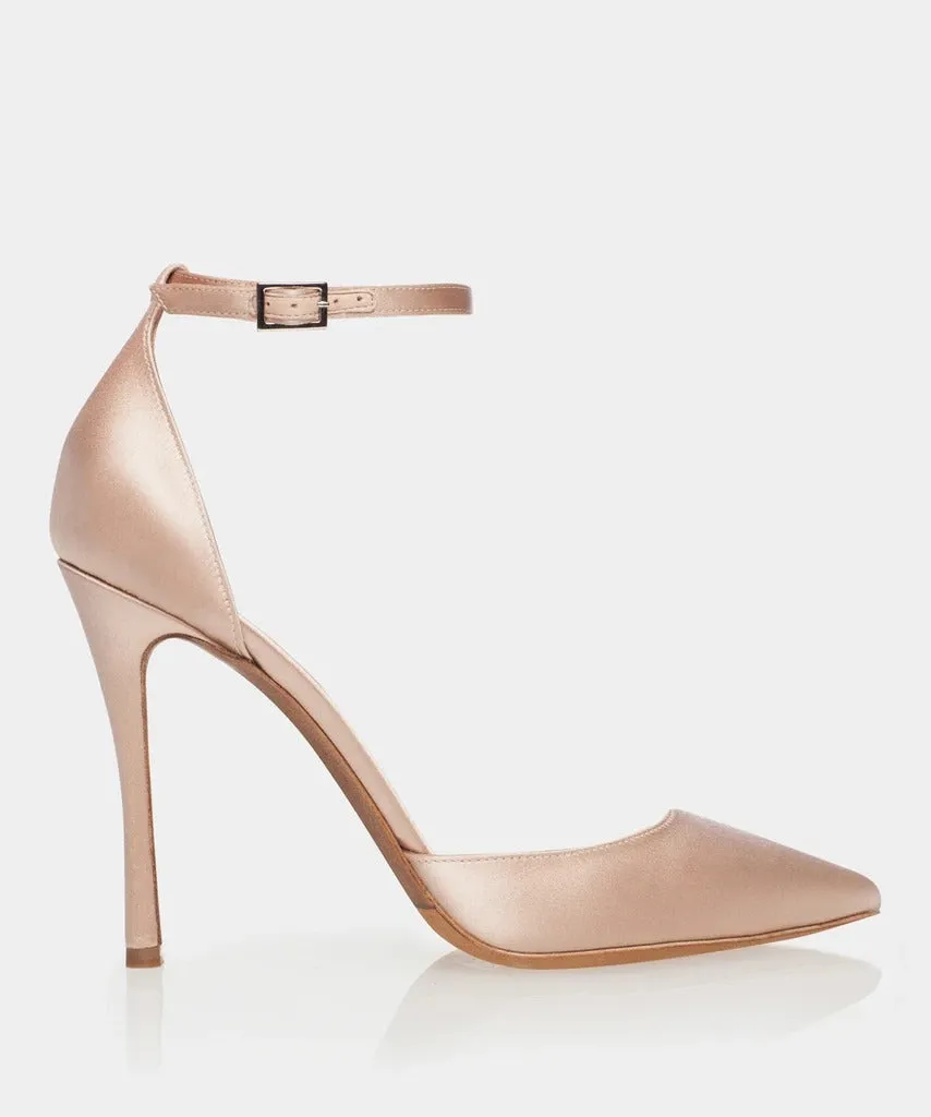 Tabitha Simmons ALHAMBRA ROSE SATIN POINT TOE PUMP