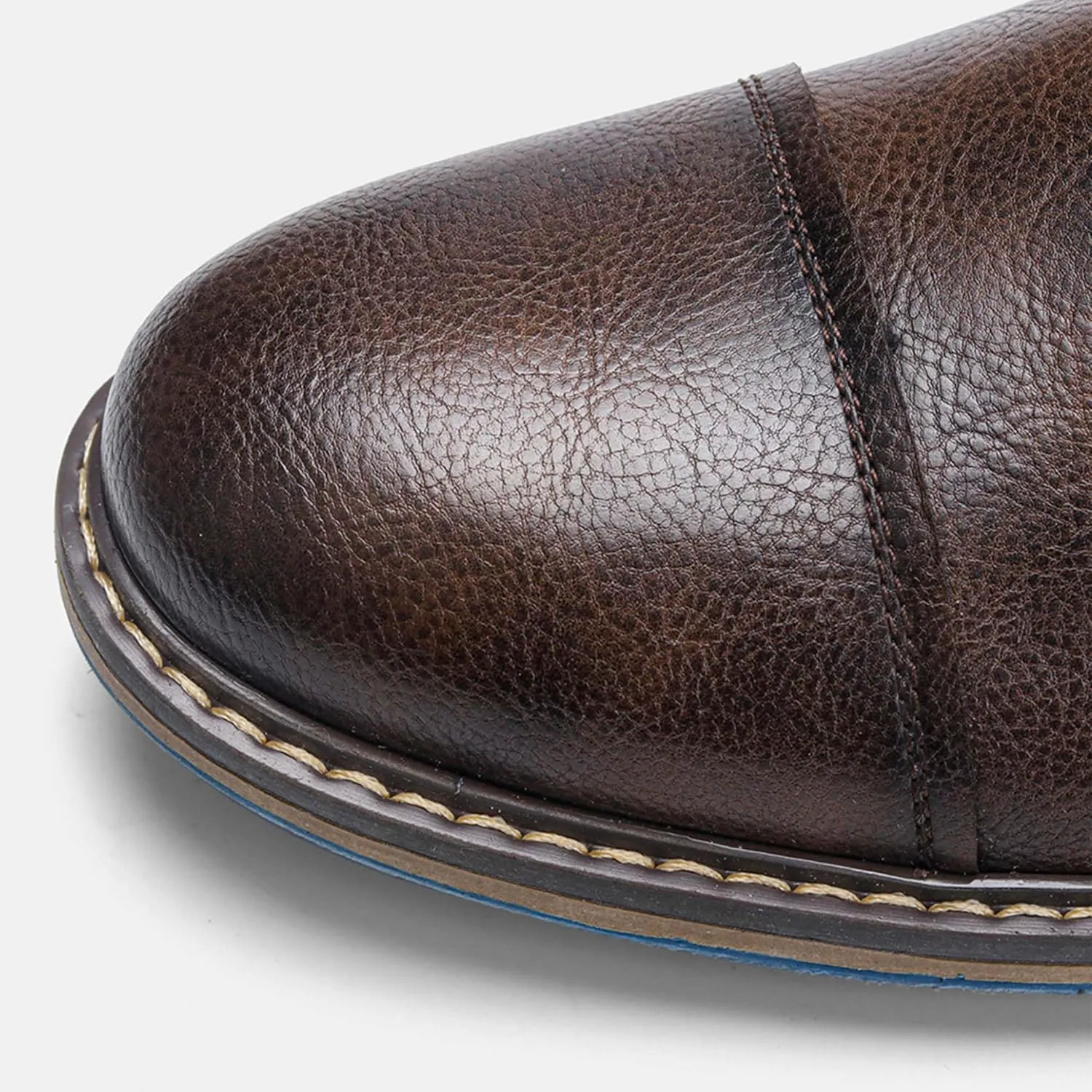 Tanner Shoes Men's Orthopedic Comfort Dress Shoes Casual Business Leather Oxford Derby Loafers Office Walking Work Flats