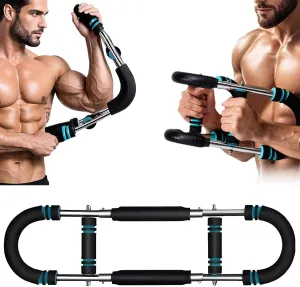 Twister Arm Trainer, 66-110lb Adjustable Fitness Equipment, Chest Workout Equipment for Men, Portable Detachable Upper Body Forearm Strengthener Shoulder Arm Exerciser for Home Gym