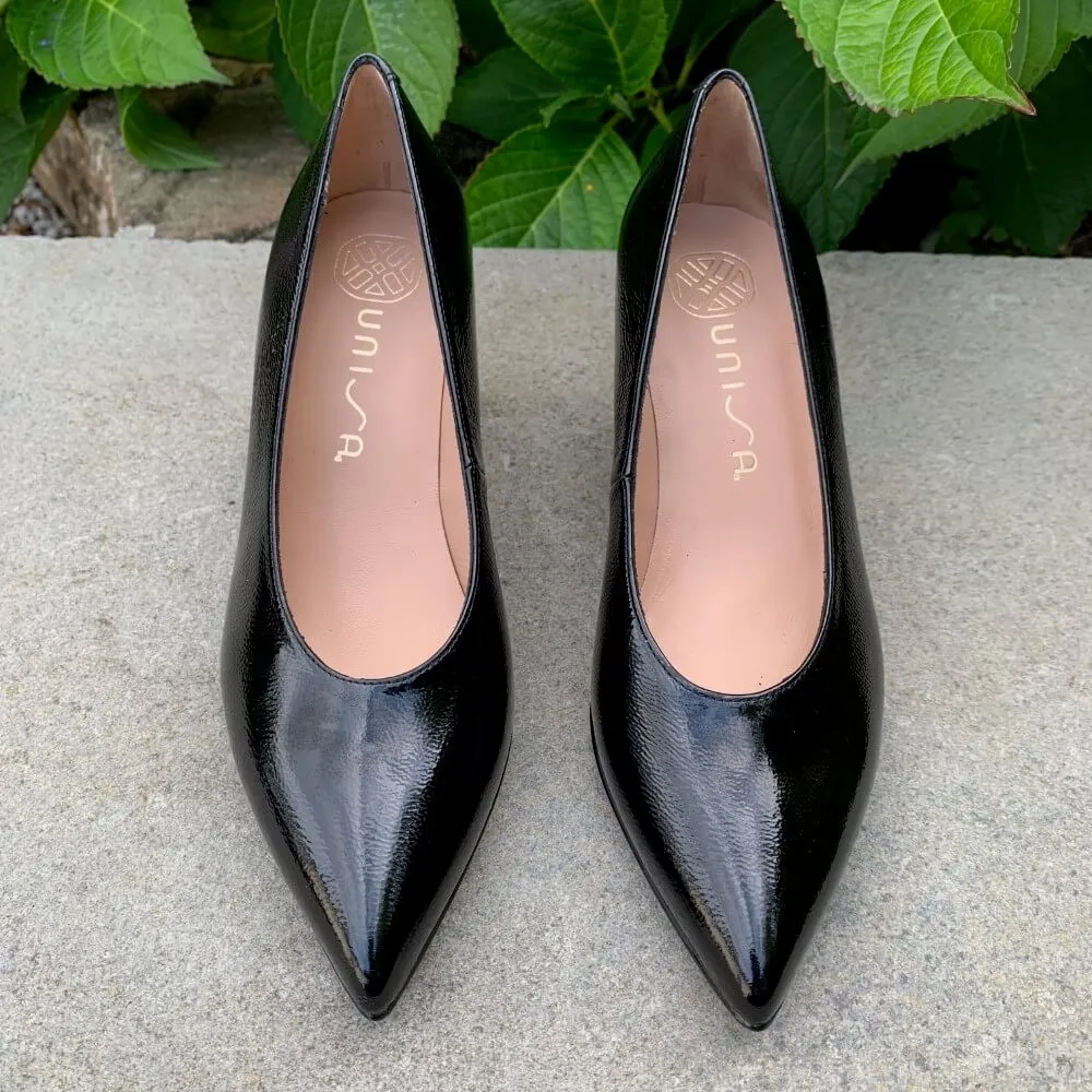 UNISA KRAMP-BLACK PATENT