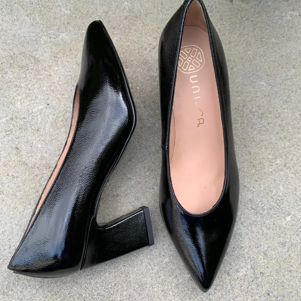 UNISA KRAMP-BLACK PATENT