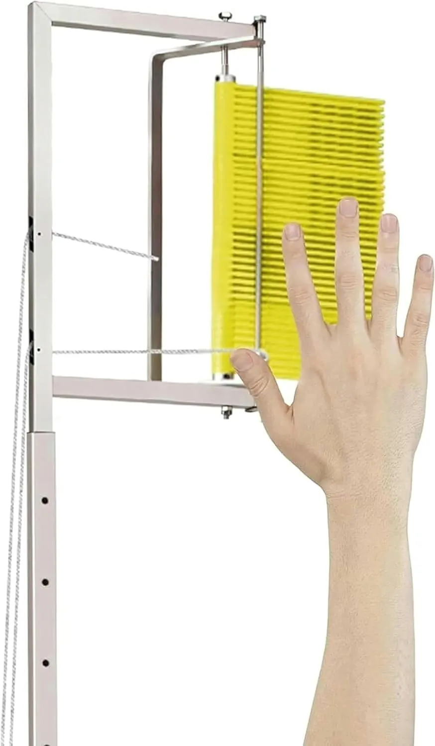 Vertical Jump Tester Wall Mounted, Adjustable Height Jump Trainer for Basketball & Volleyball, Sports Training Aid for Kids, Youth & Adults, Jump Power Meter