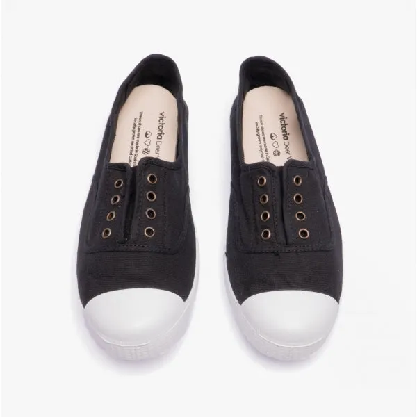 Victoria 1915 INGLESA DREC Womens Canvas Pumps Black