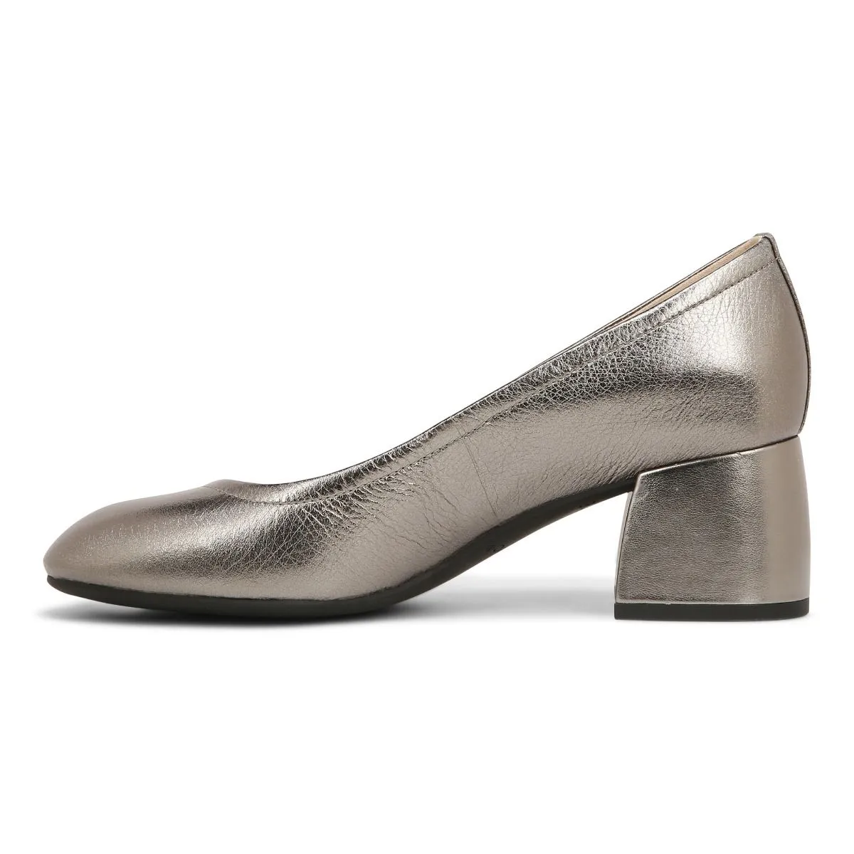 VIONIC CARMEL PEWTER METALLIC LEATHER
