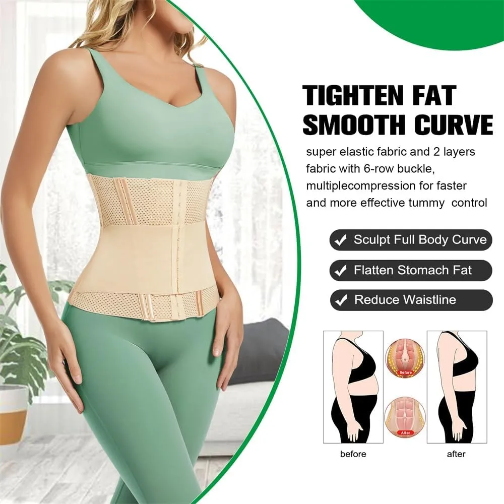 Waist Cincher Belly Tummy Control Shapewear Women Wrap Corset Belt Waist Trainer Shaper For Women