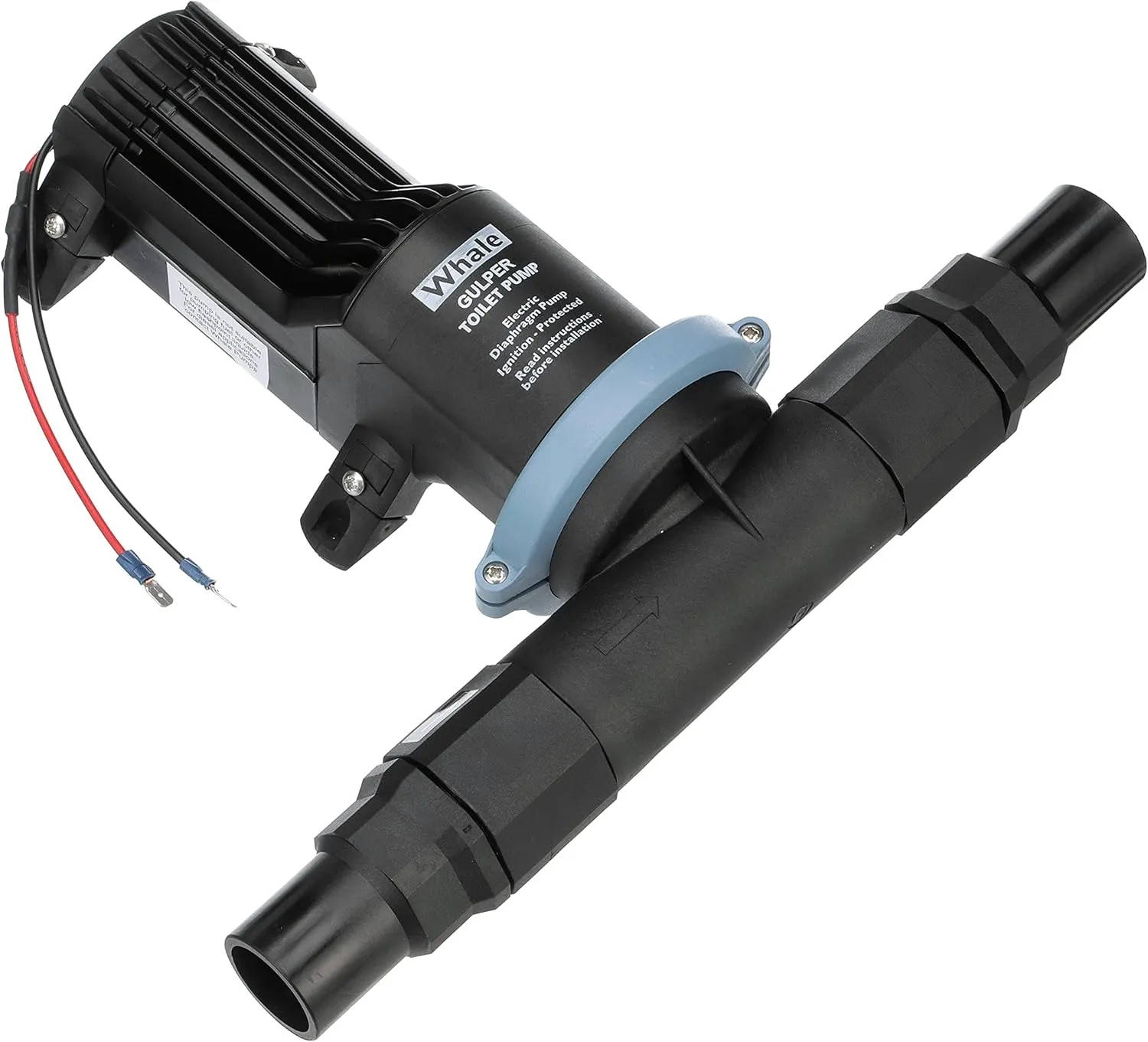 Whale Gulper Toilet Pump for Holding Tank - Electric Discharge/Pump-Out - 4.6 GPM Flow Rate - 12V/24V