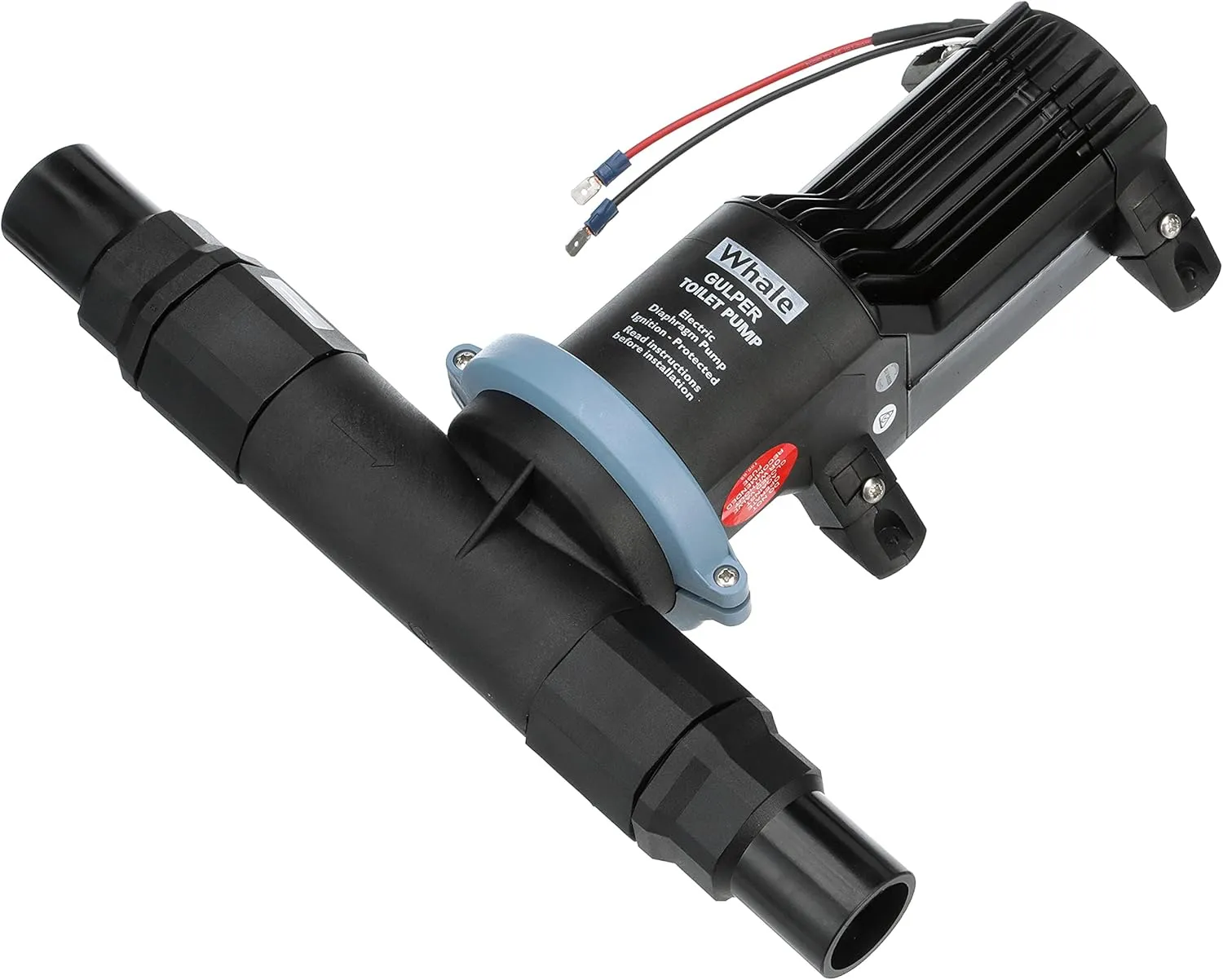 Whale Gulper Toilet Pump for Holding Tank - Electric Discharge/Pump-Out - 4.6 GPM Flow Rate - 12V/24V