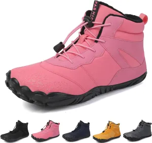 Winter Hike Walking Barefoot Footwear Womens Men Barefoot Boots Autumn Winter Waterproof Wide Toe Barefoot Shoes