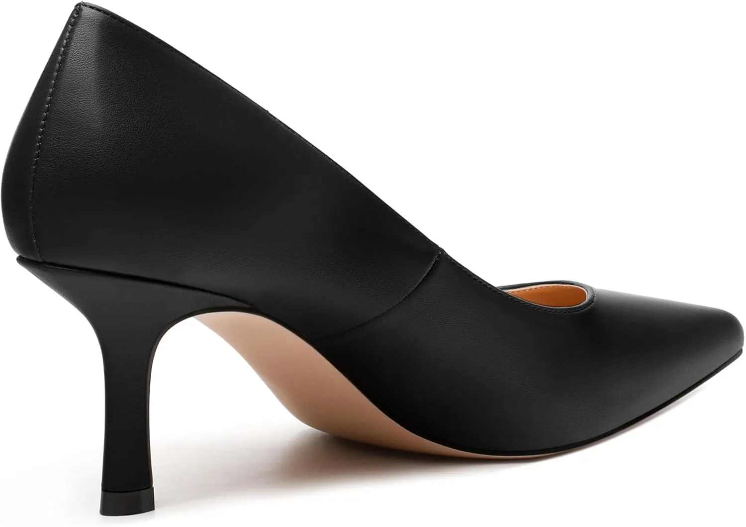 Women's Pumps, Pointed Closed Toe High Heels, Fashion Mid Heel Slip on Shoes for Women