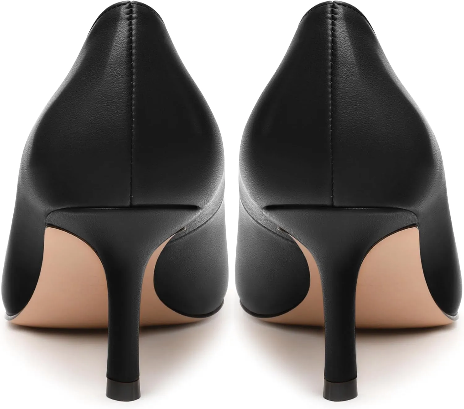 Women's Pumps, Pointed Closed Toe High Heels, Fashion Mid Heel Slip on Shoes for Women