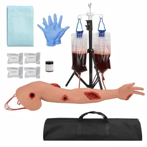 Wound Packing Arm Trainer, Haemorrhage Control Simulator for Tourniquet Training and Stop The Bleed Training, Medium