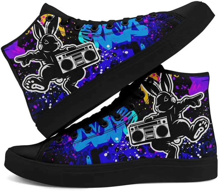 Yoga Printed High-Top Canvas Shoes for Women Unisex Fashion Lace Up Sneakers Casual Walking Tennis Trainer for Girls