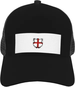 Zastava Ptuja Adjustable Mesh Trucker Baseball Cap Breathable Mesh for Casual Wear Golf Dad Hat for Men, Women Sun Hat Trucker Hat Black